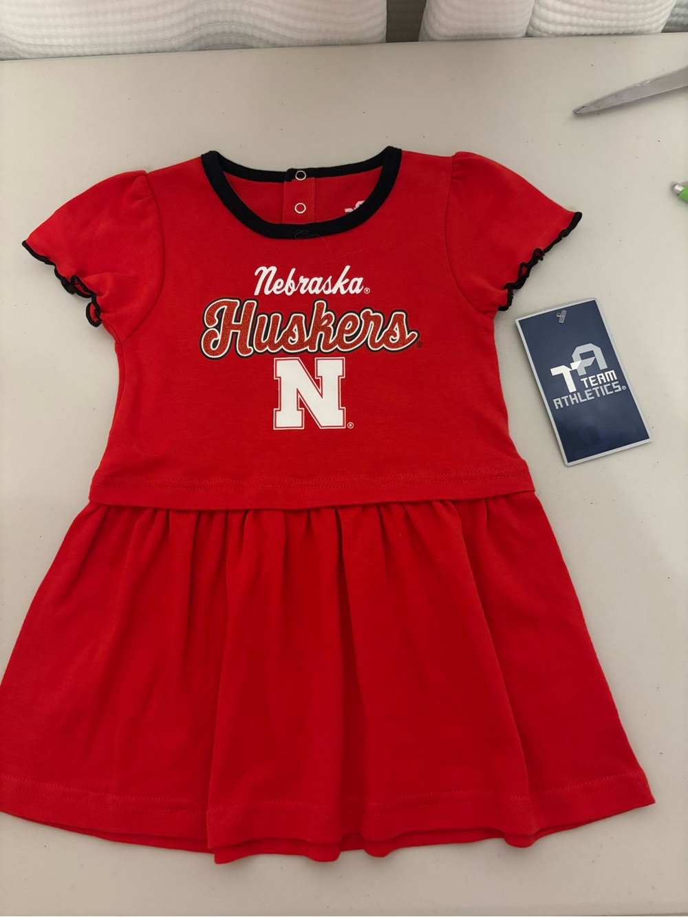 NWT Nebraska Huskers Red Girls 2T Dress